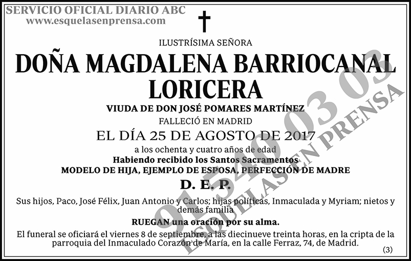 Magdalena Barriocanal Loricera